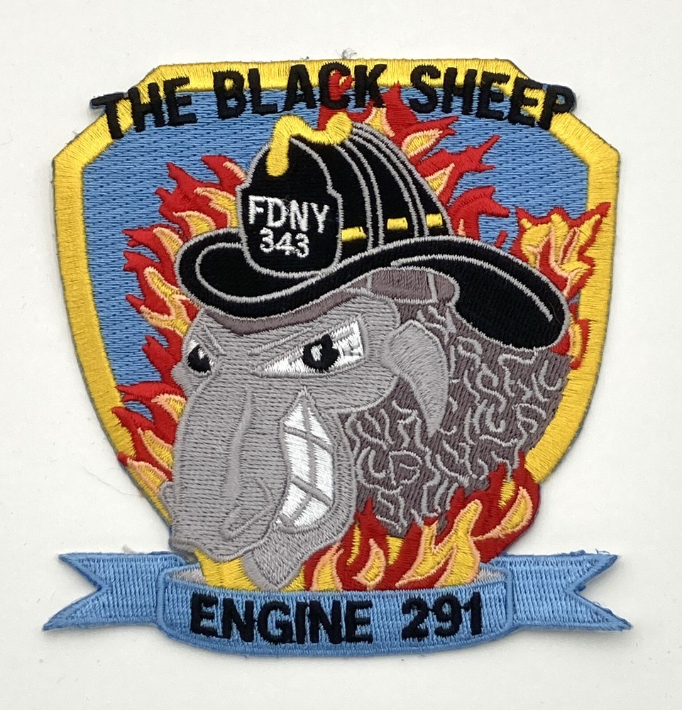 FDNY Engine 291 Black Sheep Patch