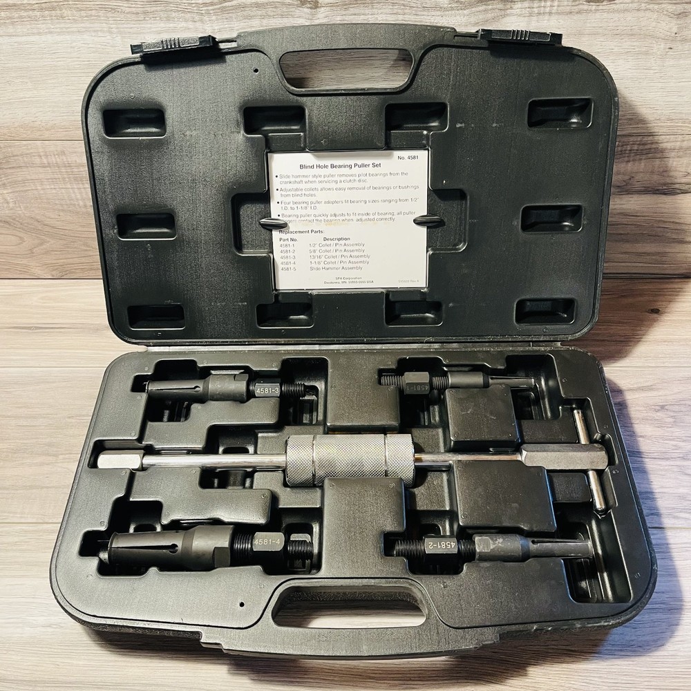 OTC Tools 4581 Stinger SPX Blind Hole Bearing Puller Set LIGHTLY USED