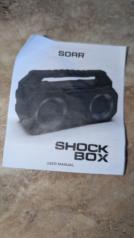 Sora Wireless Speaker Bluetooth W/ MIC,AUX, MICRO SD, USB, DC 5V (093)