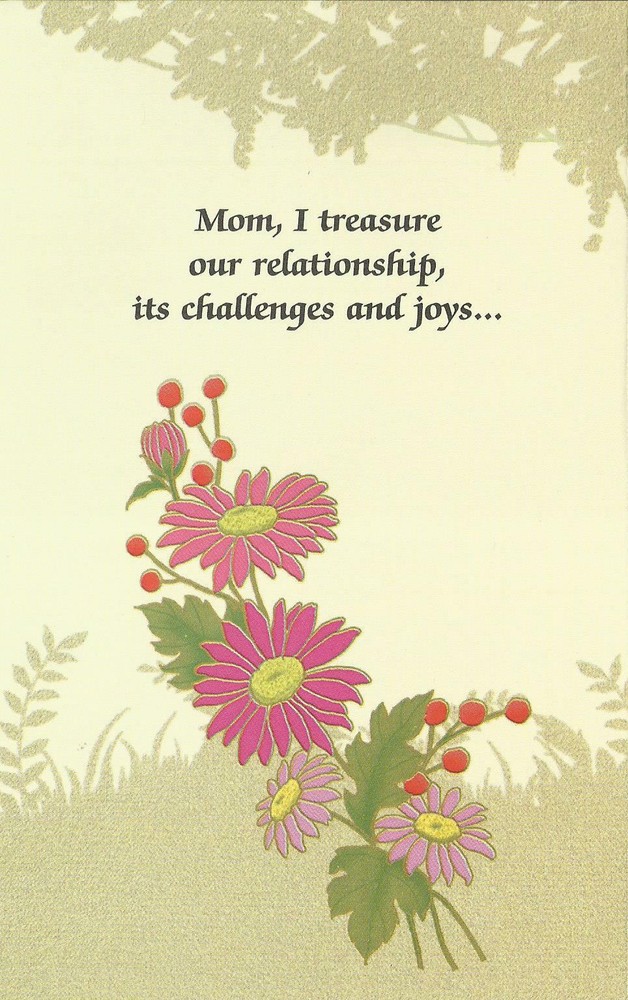 Dear Mom, Loving Thoughts On Mother's Day (M1)