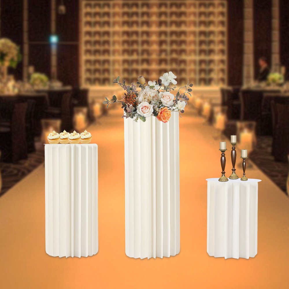 Foldable Cardboard Centerpiece Display,Wedding Centerpieces Cardboard Vases 3pc