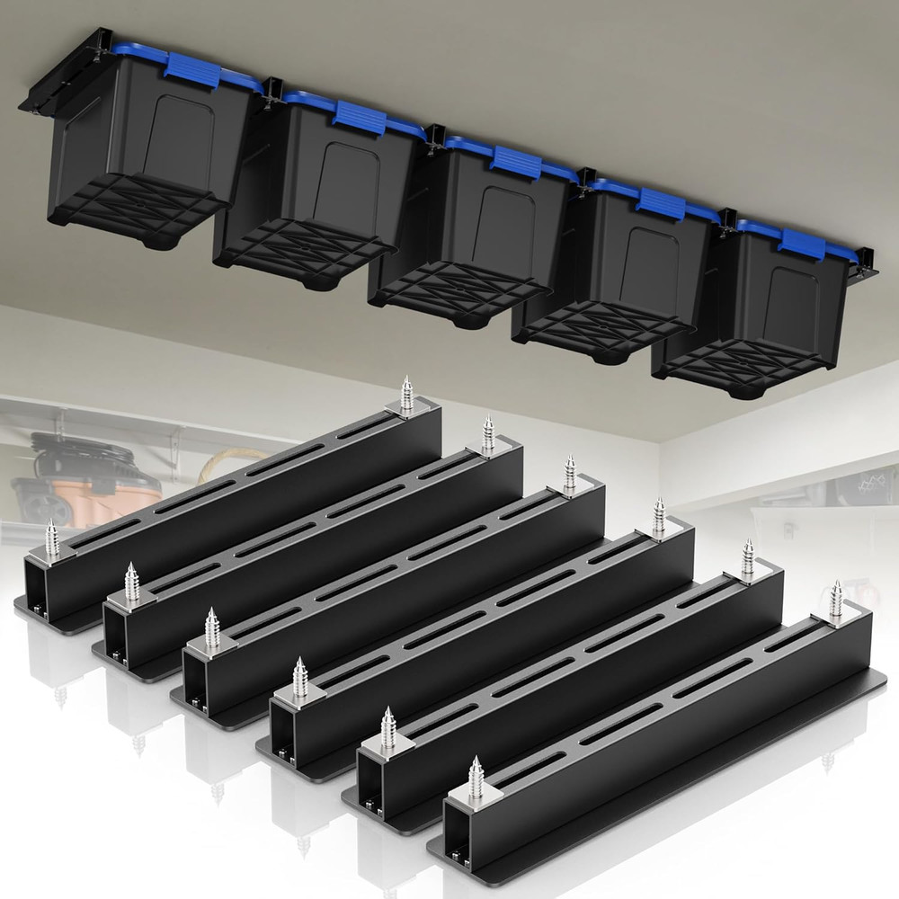Overhead Garage Storage Rack, Garage Ceiling Storage Racks, Heavy Duty Storage B