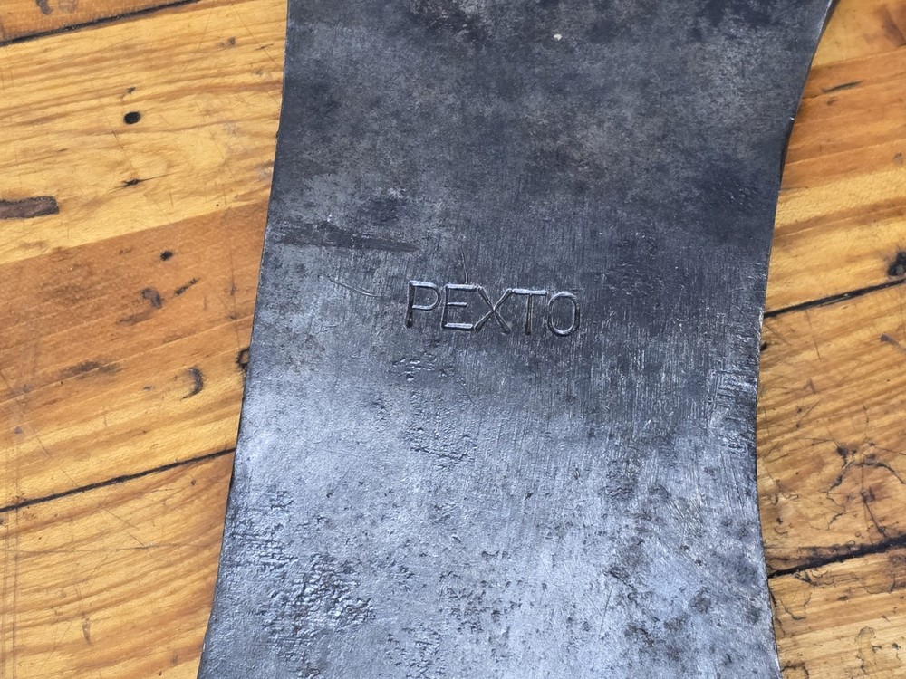 Vintage PEXTO Double Bit Axe Head