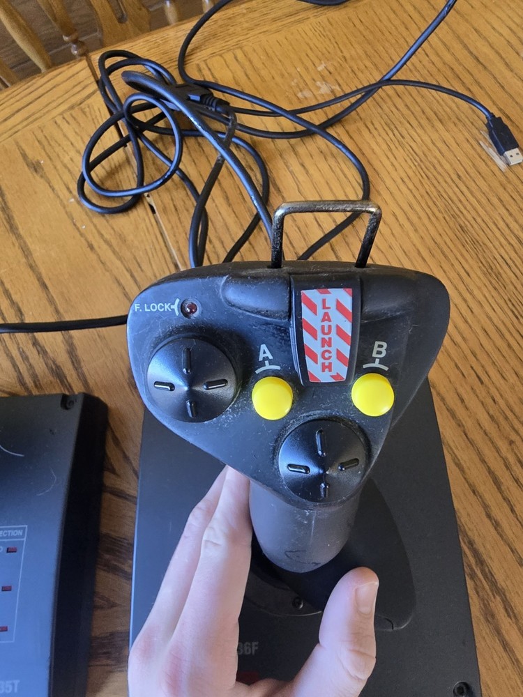 Saitek X36F/X35T Programmable Wired Flight Control Joystick & Throttle Set