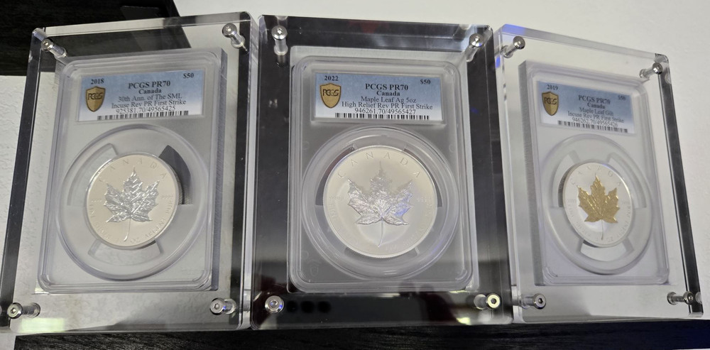 Crystal Acrylic Display Frame Show Case Box For PCGS Oversized Holder