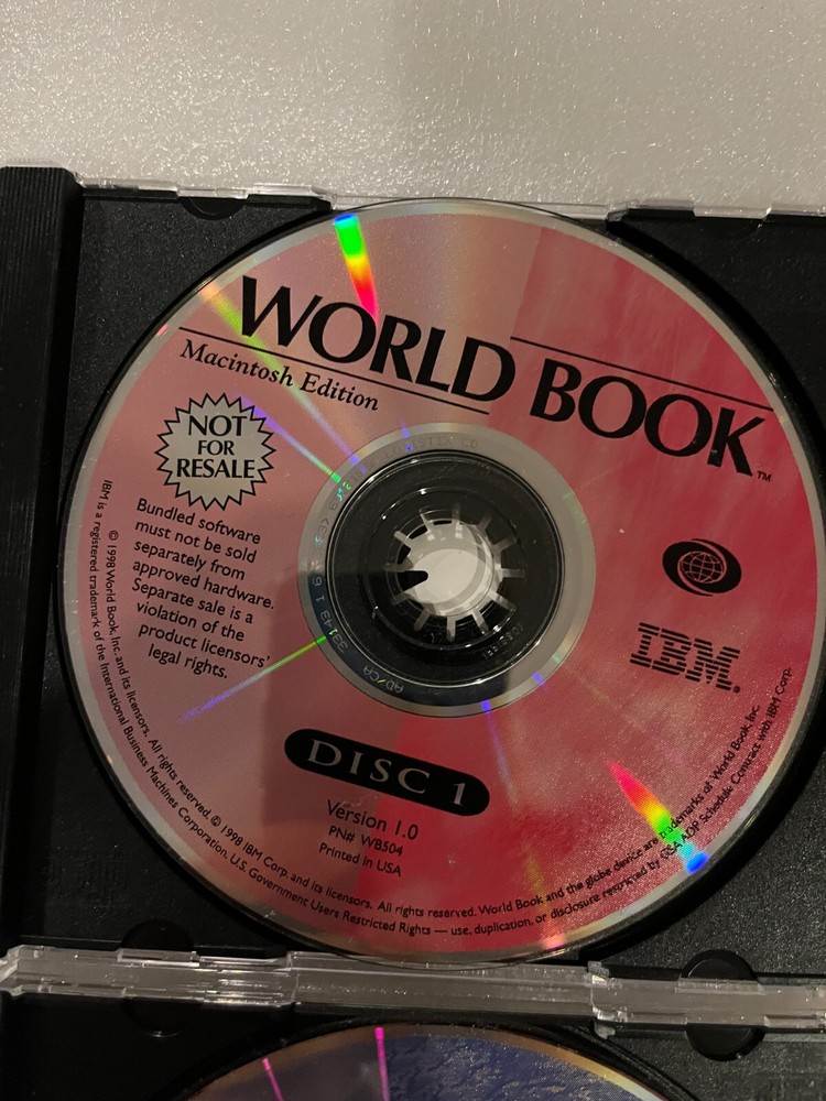 IBM World Book Macintosh Edition 2-Disc Set