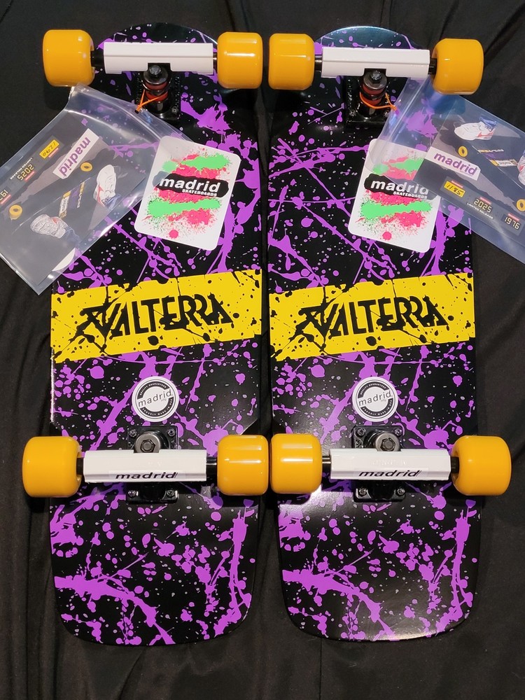 2 X MADRID BACK TO THE FUTURE MARTY VALTERRA COMPLETE SKATEBOARD - PACKAGE DEAL!