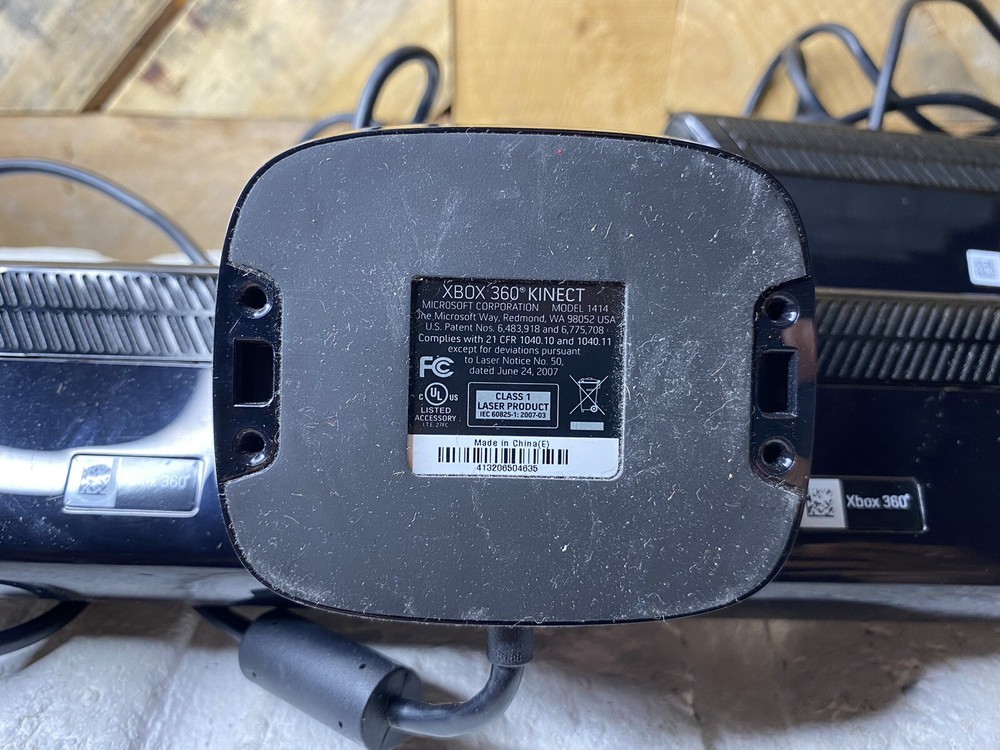 Genuine Microsoft Xbox 360 Kinect Connect Black Sensor Bar Model 1414 Not Tested