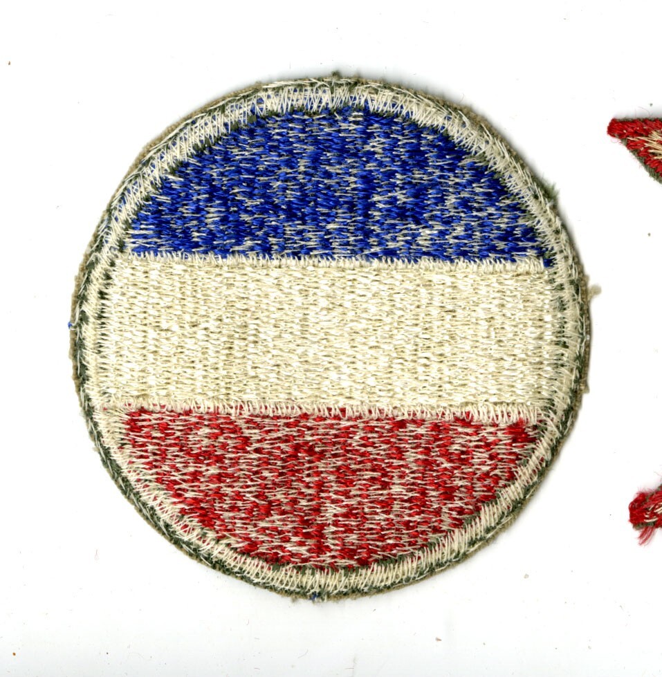 Army Ground Forces White Back Patch WWII Original
