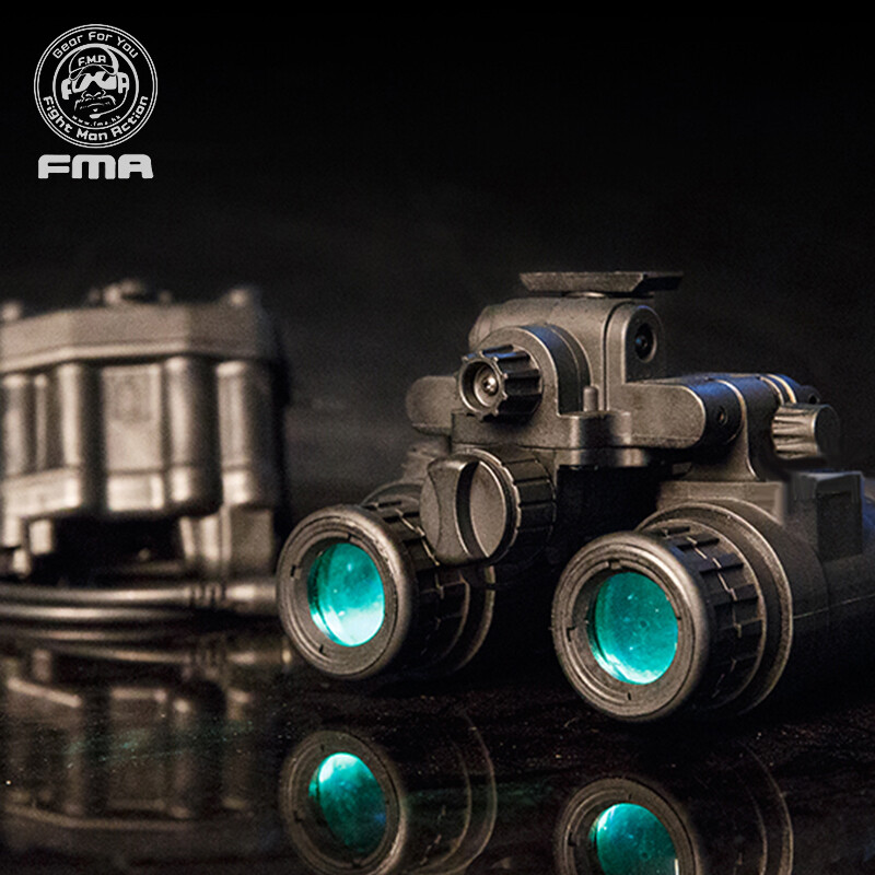 FMA Airsoft Binocular Helmet NVG PVS31  Dummy w/ Light Function Version B Army