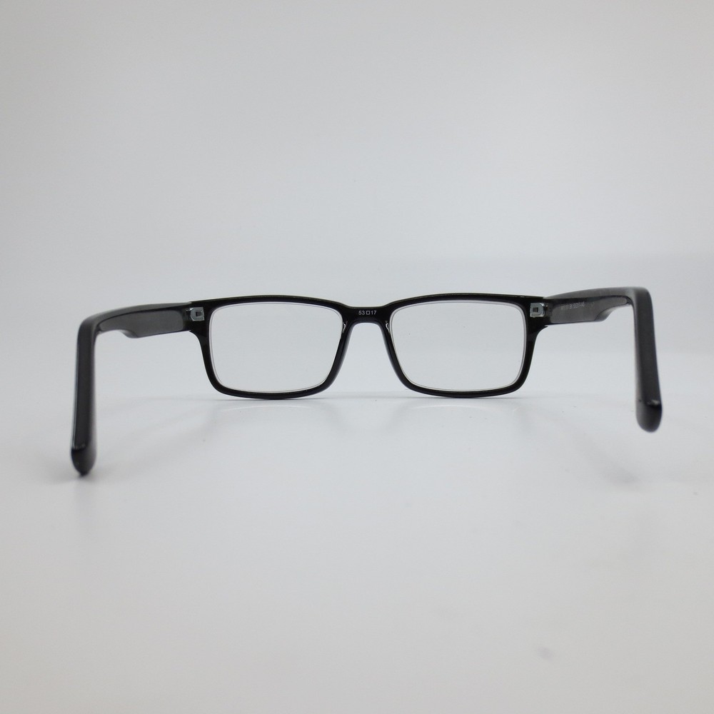 MP5101 Black Rectangular Eyeglass Frames BK 53-17-145 Men Full Rim Glasses