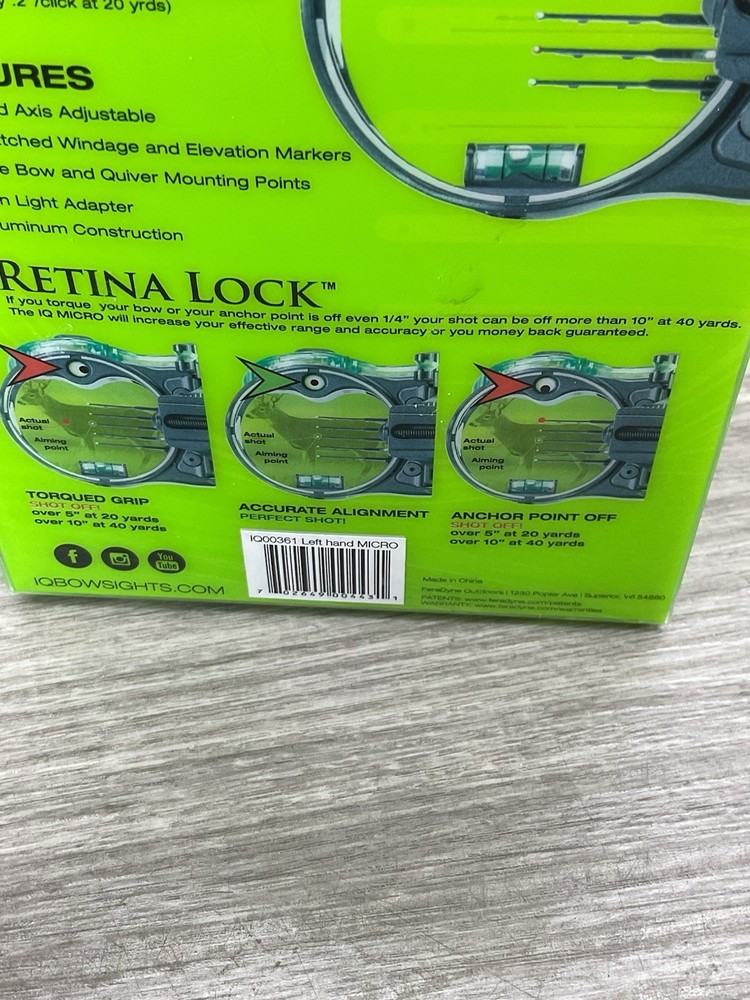 Bowsights Micro 5-pin, LH - Multi,IQ00361