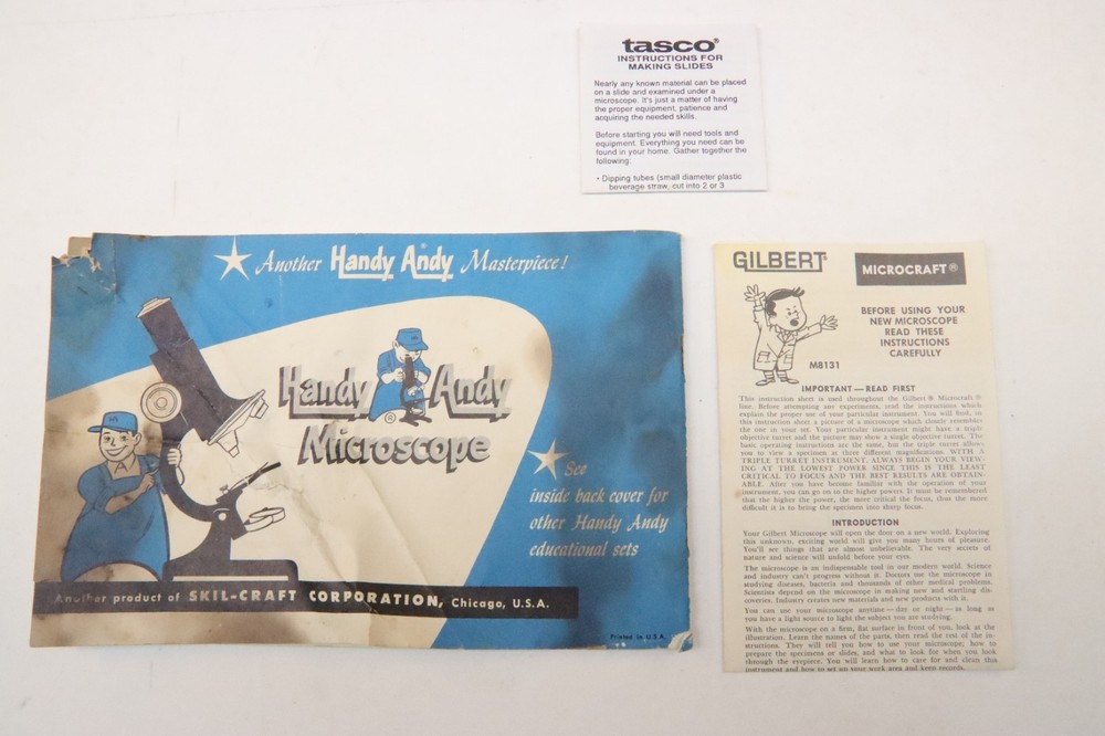 Gilbert Microscope and Lab Set - Original Metal Case, Microscope, ex scope 13022