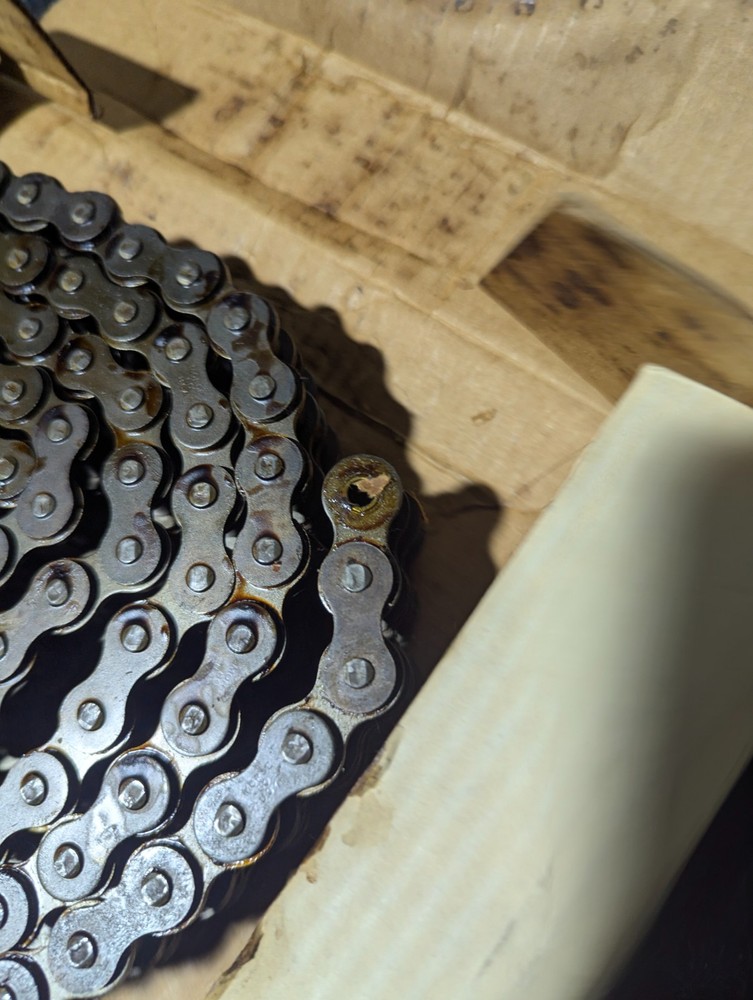 Morse 127729 Standard Riveted Double Roller Chain / 60-2R / 104" / PARTIAL
