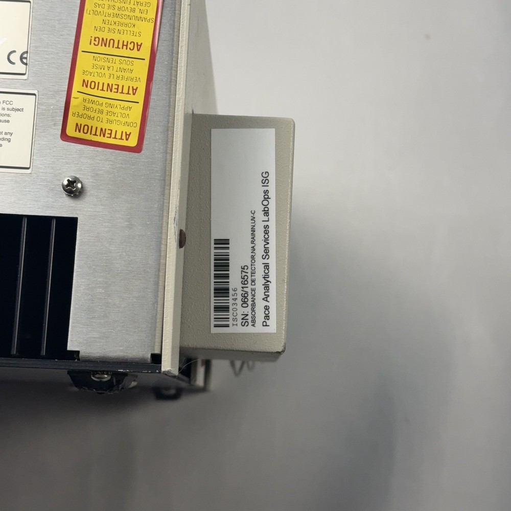 Rainin Dynamax Model UV-C Absorbance Detector TESTED WORKING