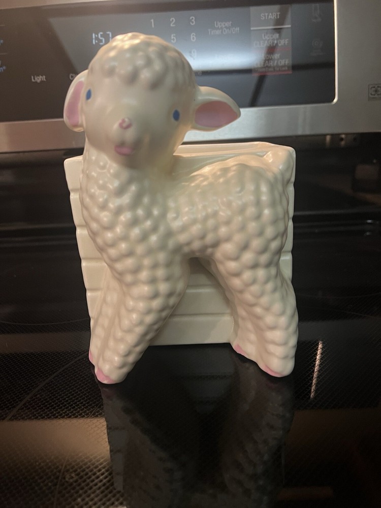 Vintage Easter Haeger Lamb Planter