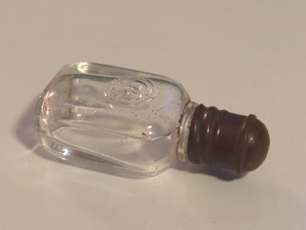 Vintage Colgate & Co. 2" perfume bottle embossed on front