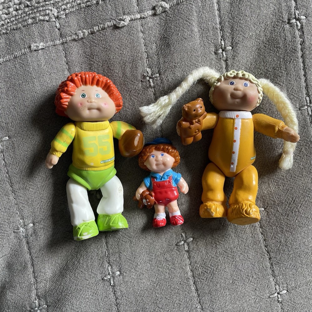 Vintage 1984 Cabbage Patch Kids Figures Figurines Set