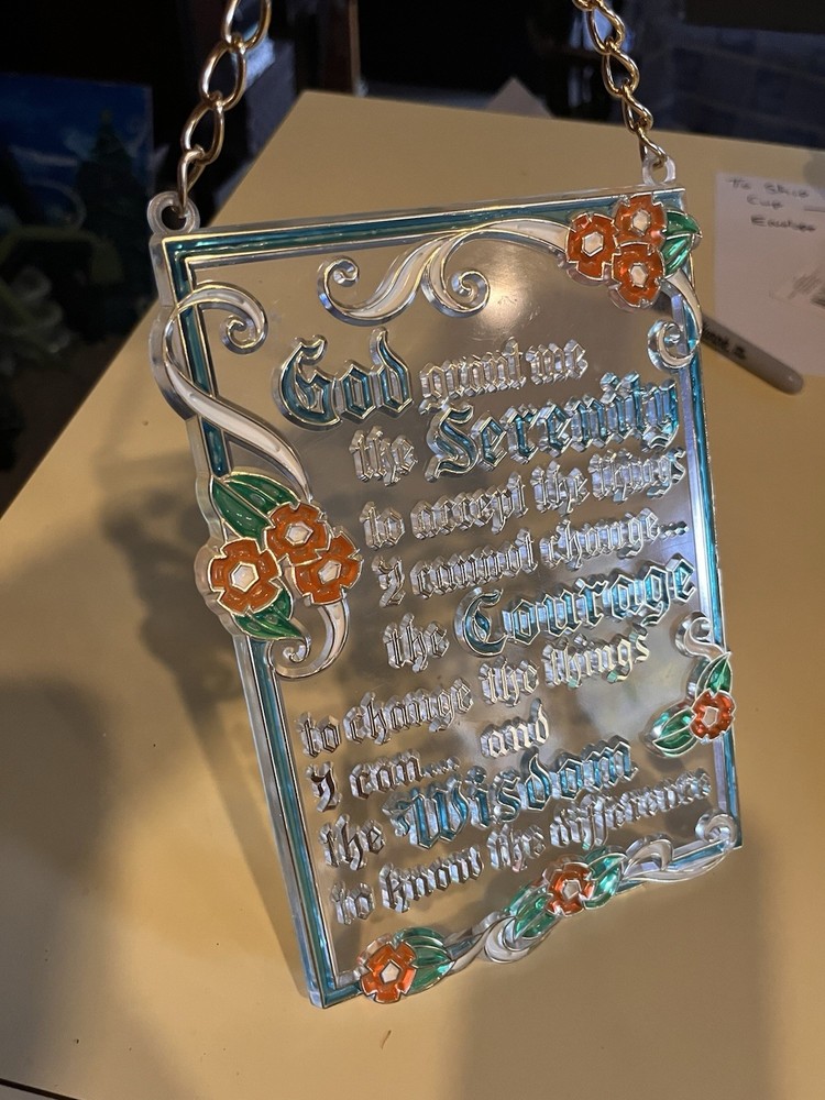 Serenity Prayer Sun Catcher