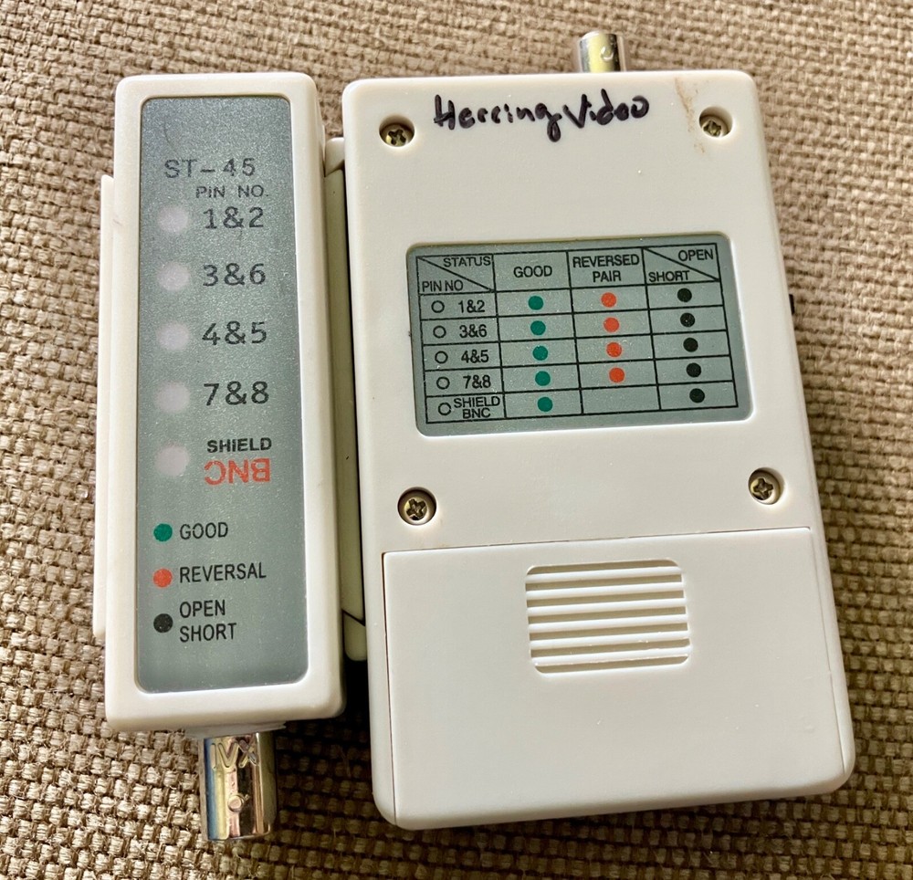 NETWORK CABLE TESTER ST-45