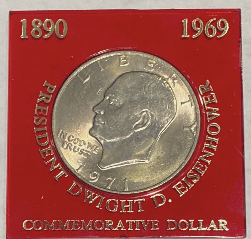 1971 Ike Dollar BU MS