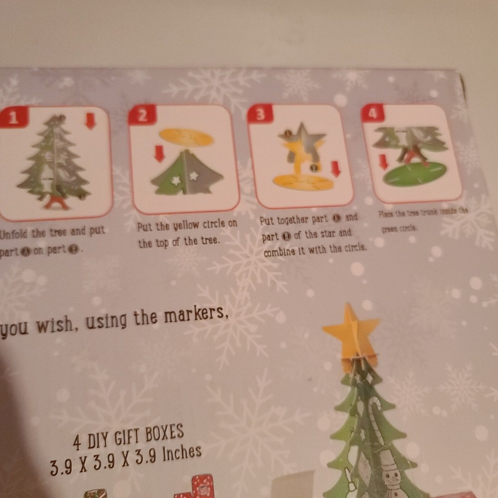 Christmas Tree DIY Kit, AS IS