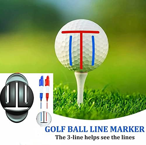 8 Pack Precision Golf Ball Marker, Upgrade Accessories, 4 Ball...