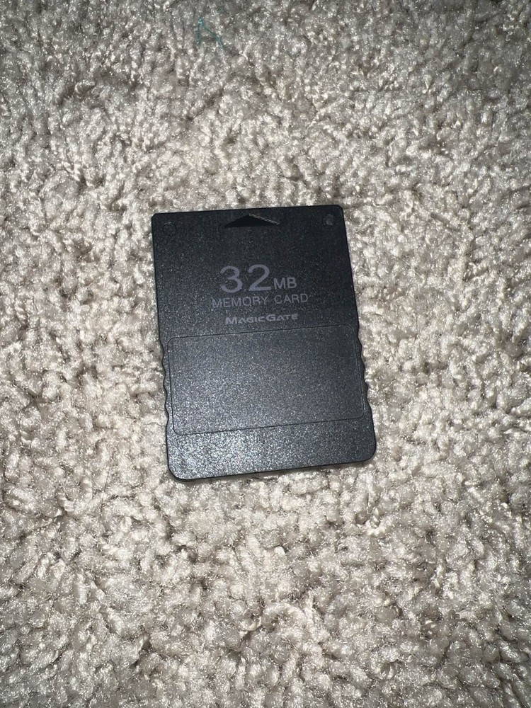 Sony PlayStation 2 PS2 32MB Memory Card Black MagicGate KATANA