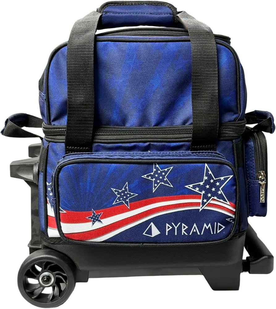 Path Pro Deluxe Single Roller Bowling Bag with Separate Shoe Compartment (Up to