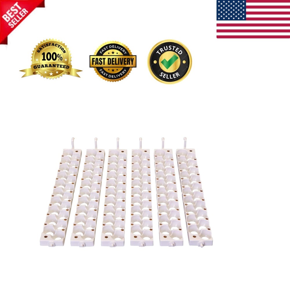 Space-Efficient Quail Egg Turner Rails with 120 Egg Capacity - Easy to Use