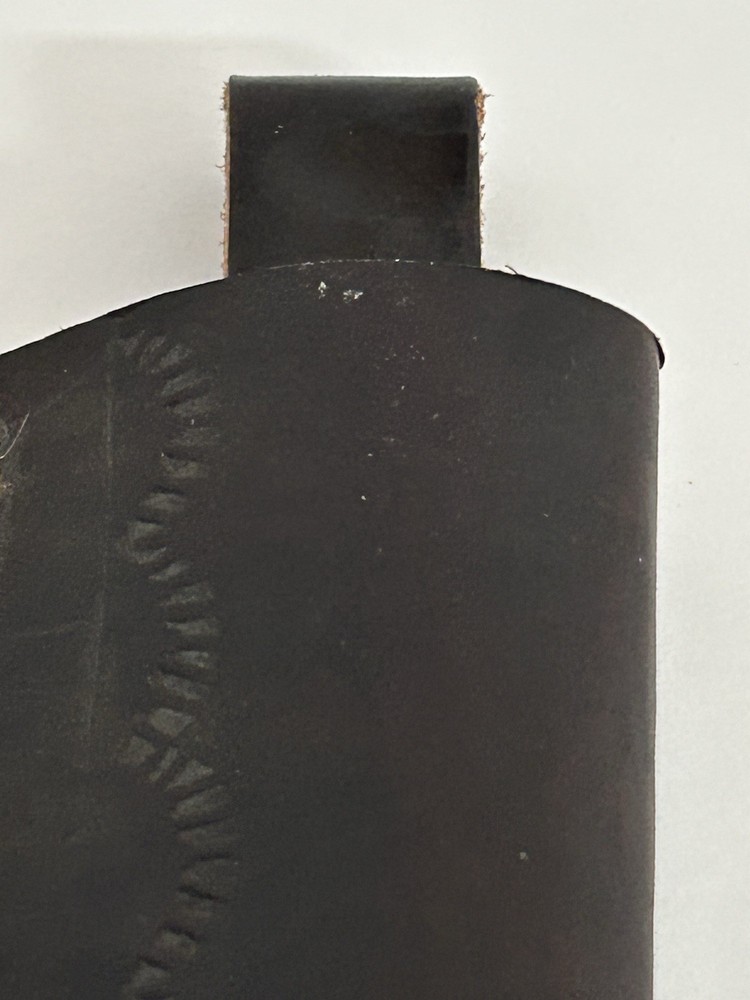 Brown Leather straight Fixed Blade Knife Sheath