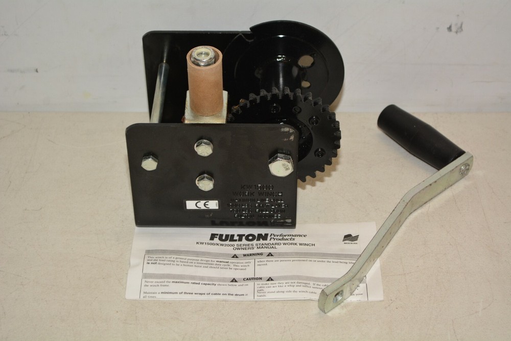Fulton KW1500 Standard Work Winch 1500 LB