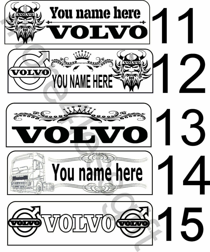 Name Plates Truck Lorry Interior Engraved App,USB and Remote Control