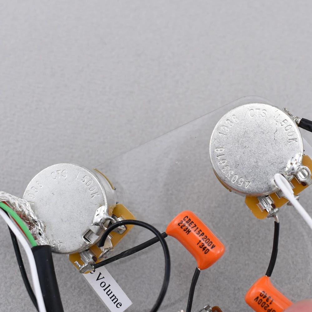1 set loaded pre-wired electric guitar CTS and alpha push-pull harness pre-wired