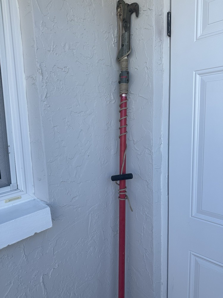 Wallace TP45 Pole Pruner Saw Forestry Pruning Tool Red Handle