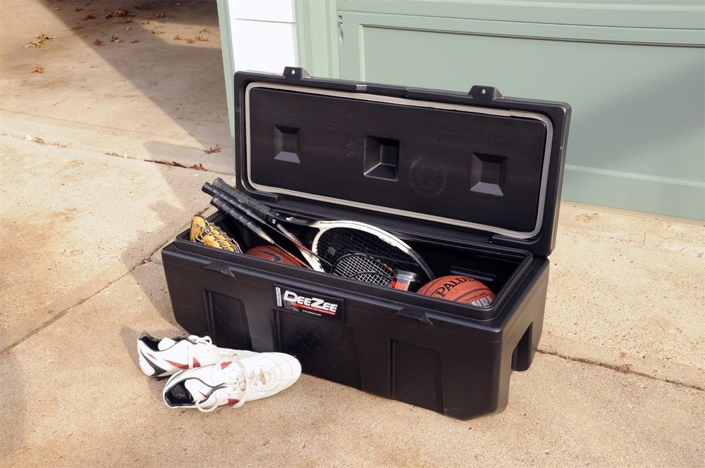 Lightweight & Durable Poly Plastic Storage Chest - 3.6 Cu. Ft. Capacity