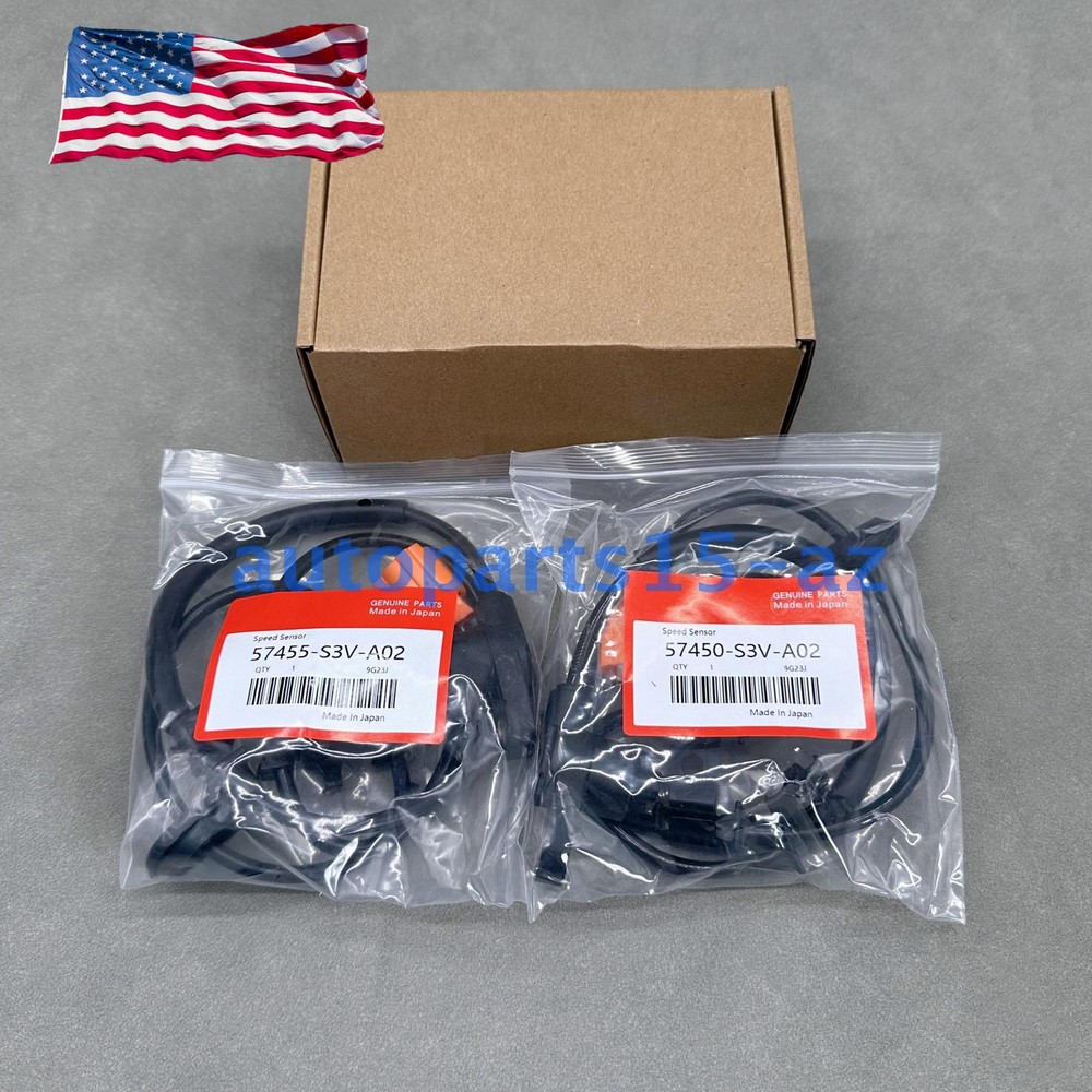 OEM! 2x ABS Speed Sensor For Honda Pilot 03-08 Front Driver and Passenger Side