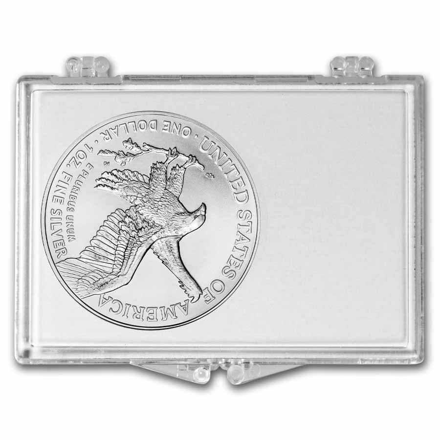 2024 1 oz Silver Eagle - w/Snap-Lock, Happy Birthday Design