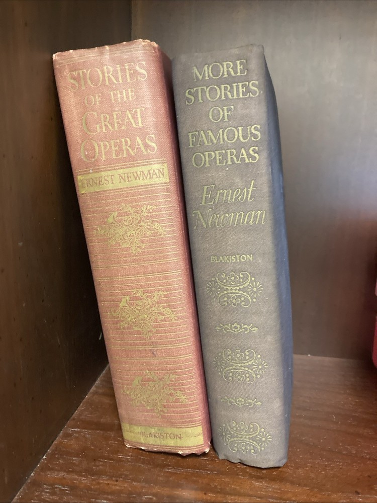 📚 Vintage Opera Book Set – Ernest Newman