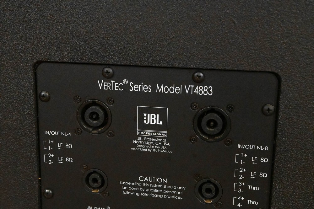 JBL VT4883 Subcompact Dual 12" Cardioid-Arrayable Subwoofer CG01TU4