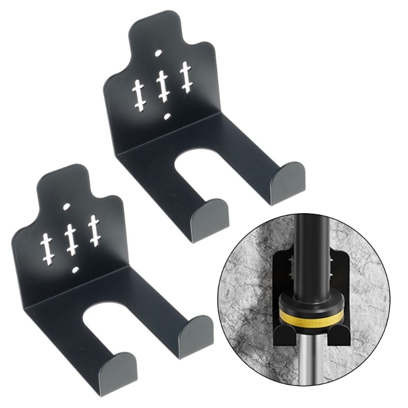 easy installs Gym Wall Brackets Storage Solution for Weightlifting Bar