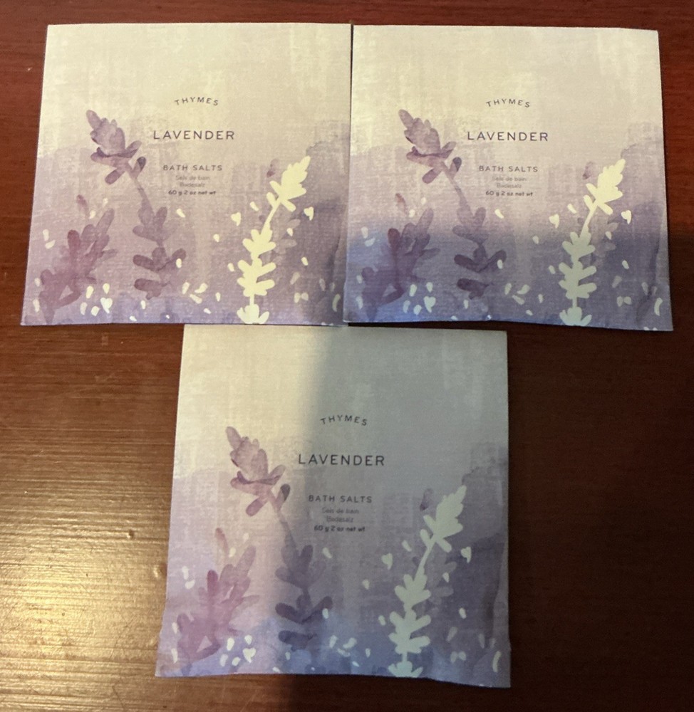 Thymes Bath Salt - 2 Oz - Lavender***Pack of 3*********