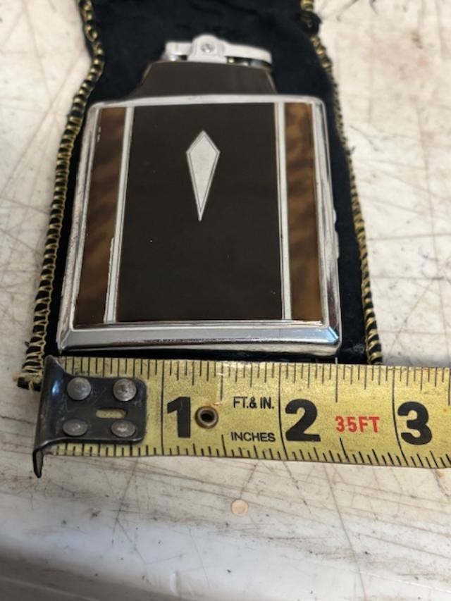 Vintage Ronson Master-Case , Cigarette Case Combination Lighter