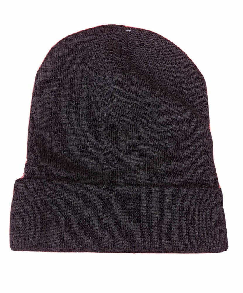 Security Officer Black Cuffed Knit Beanie Embroidered Cap Hat