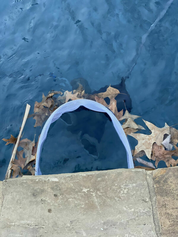 Pool Skimmer Shield Protective Spring Action Net System Leaf Protection