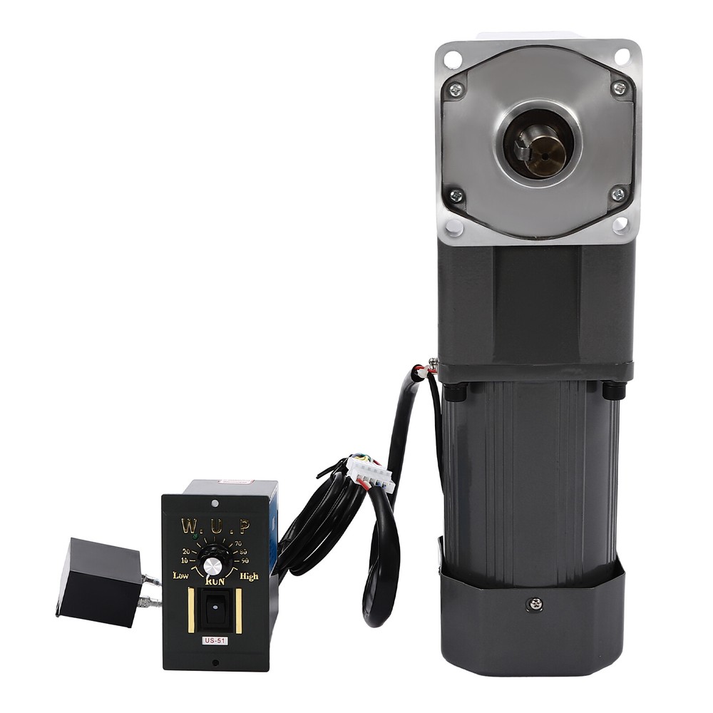 110V 200W Adjustable Speed AC Gear Reduction Motor Reversible Motor w/Controller