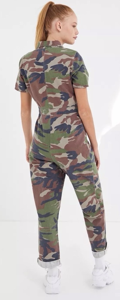 Urban Outfitters Camo Flight Jumpsuit Size Medium $25