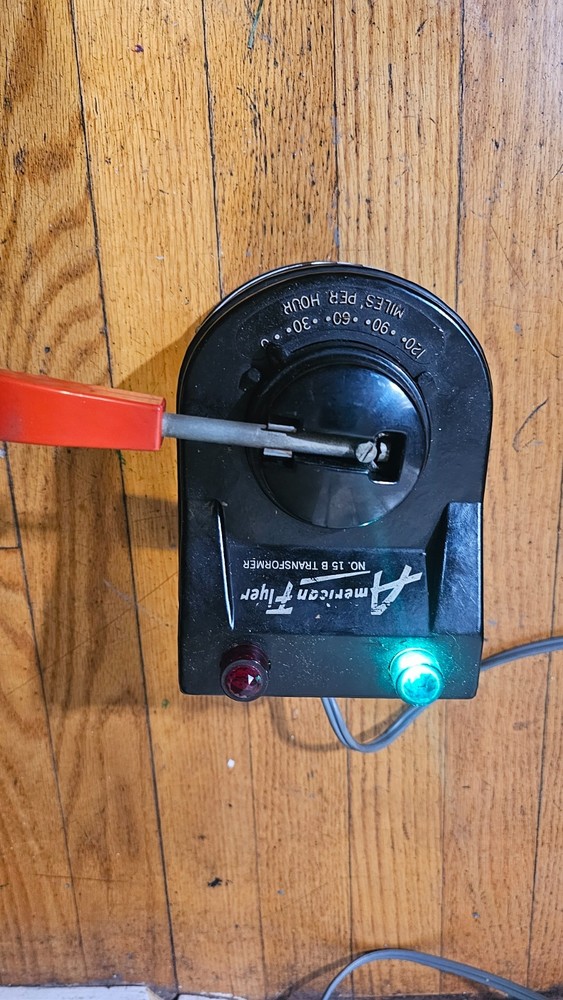 American Flyer 15B transformer, train tracks and extras