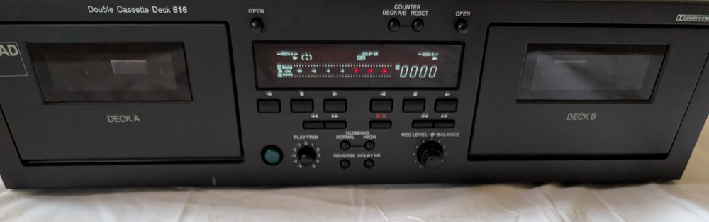 NAD Double Cassette Deck 616 Partially Works