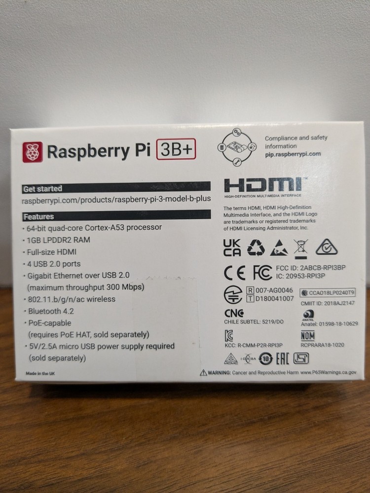 Raspberry Pi 3 Model B+